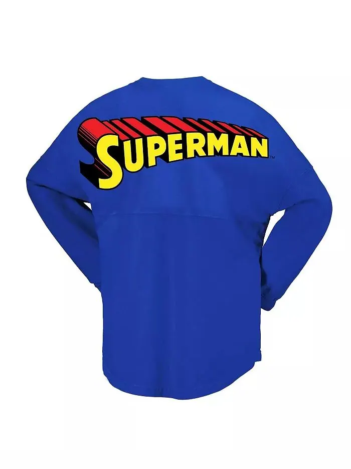 Мужская и женская футболка Royal Superman Original с длинным рукавом Spirit Jersey — изображение 3 из 4