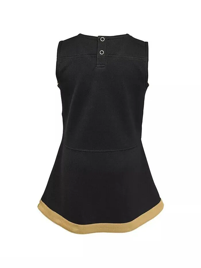 Платье-джемпер для девочек черное New Orleans Saints Cheer Captain Outerstuff — изображение 2 из 4