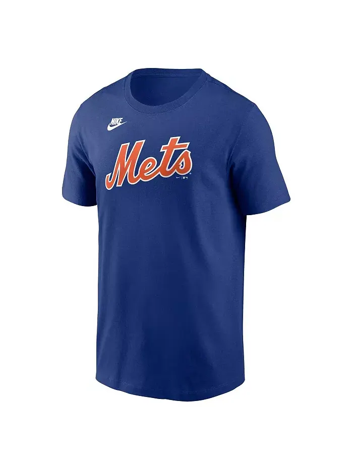 Мужская футболка Dwight Gooden Royal New York Mets Cooperstown Collection Fuse Name Number — изображение 3 из 3
