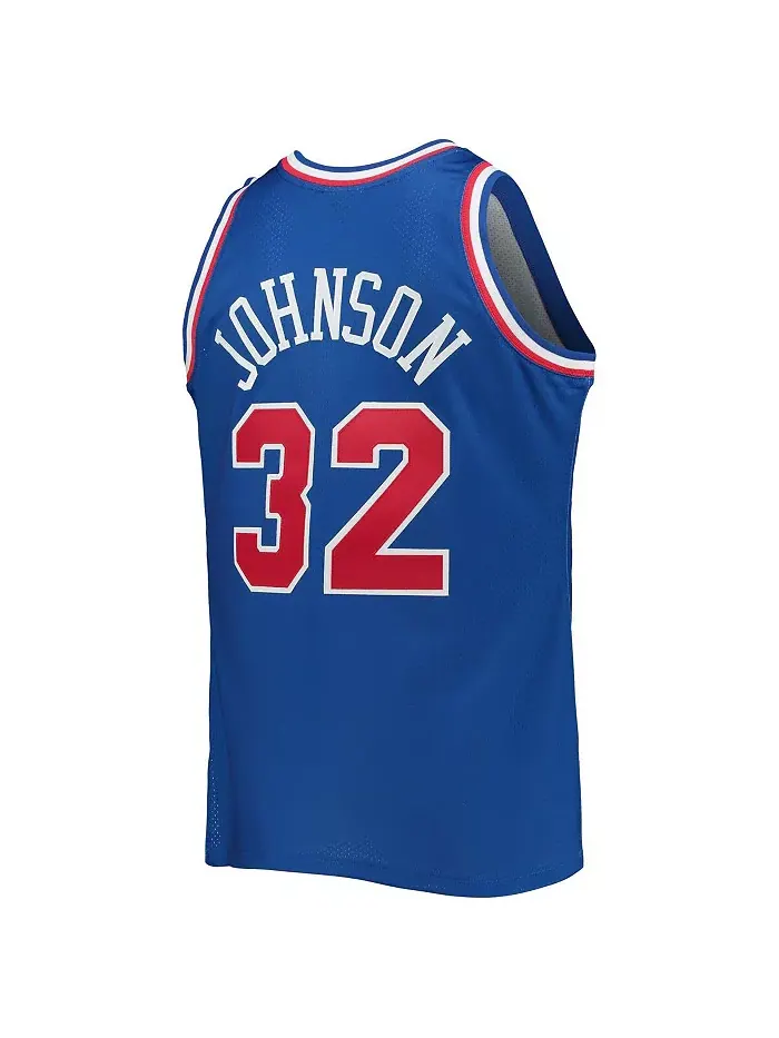 Мужская футболка Magic Johnson Royal Western Conference Hardwood Classics 1992 NBA All-Star Game — изображение 3 из 3