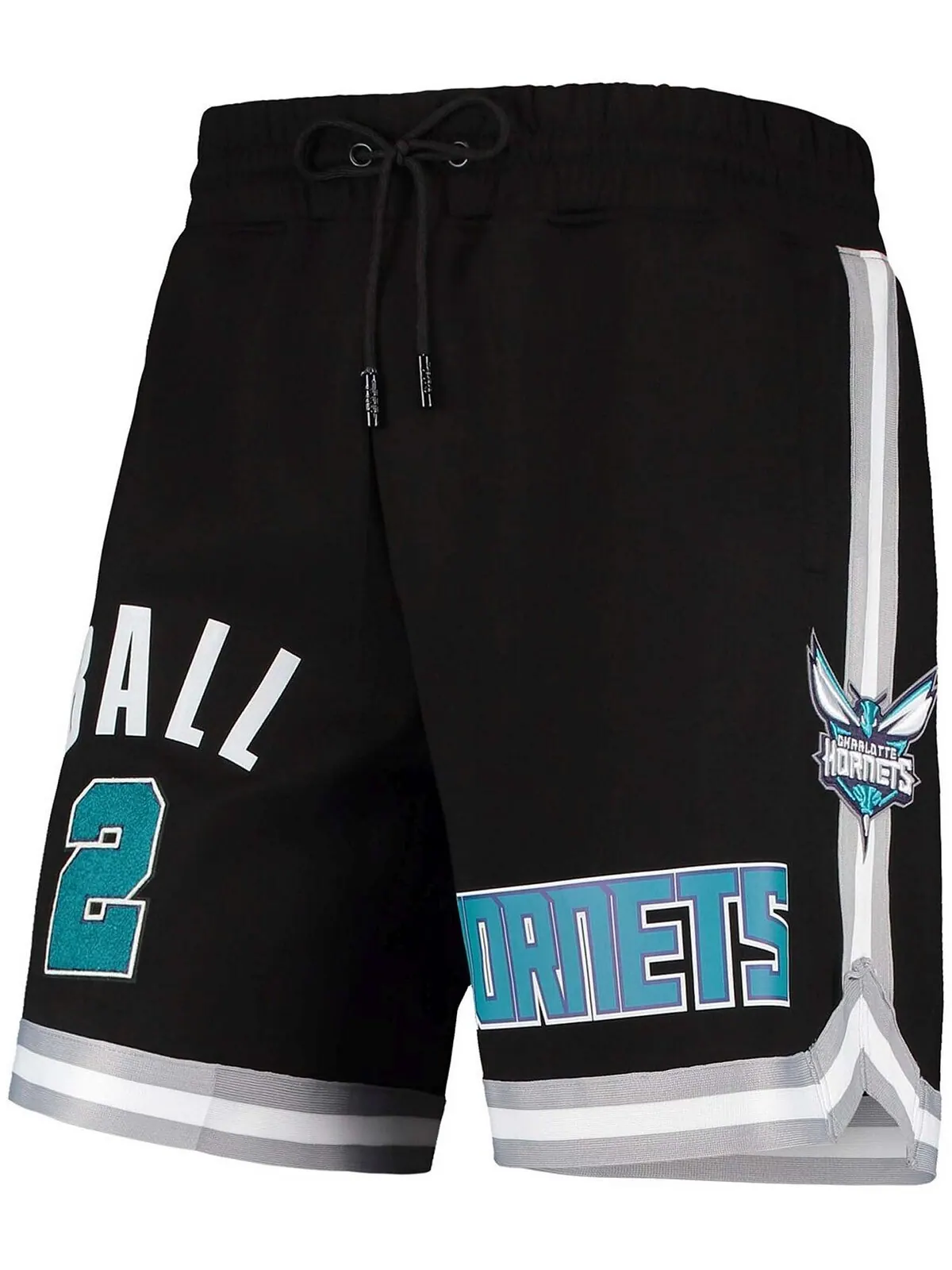Черные мужские шорты LaMelo Ball Charlotte Hornets Team Player Pro Standard — изображение 2 из 4, черный
