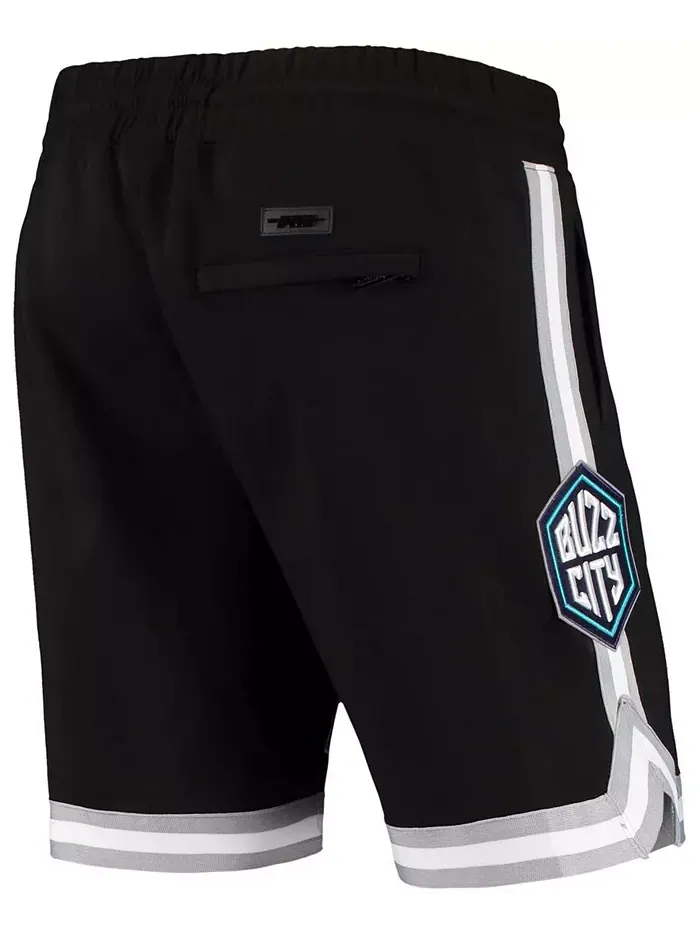 Мужские шорты команды Charlotte Hornets с именем игрока LaMelo Ball, черные Pro Standard — изображение 3 из 4