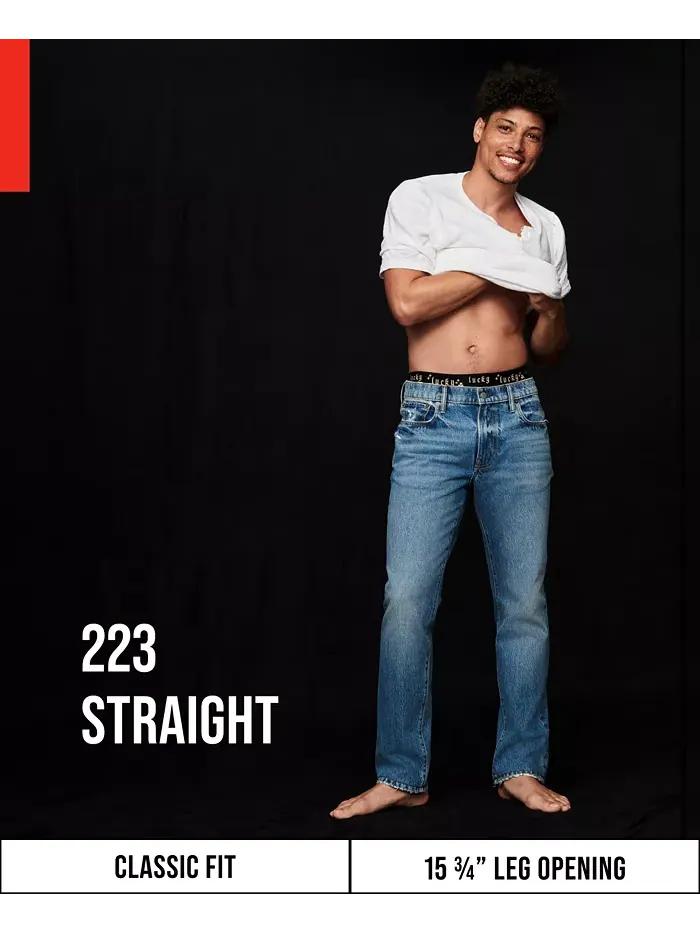 Мужские джинсы 223 Straight Fit Stretch Lucky Brand — изображение 6 из 10