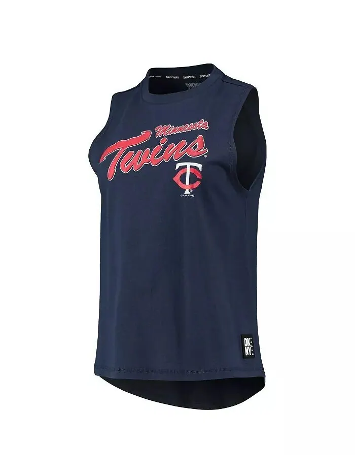 Женская темно-синяя майка Minnesota Twins Marcie Dkny — изображение 2 из 4