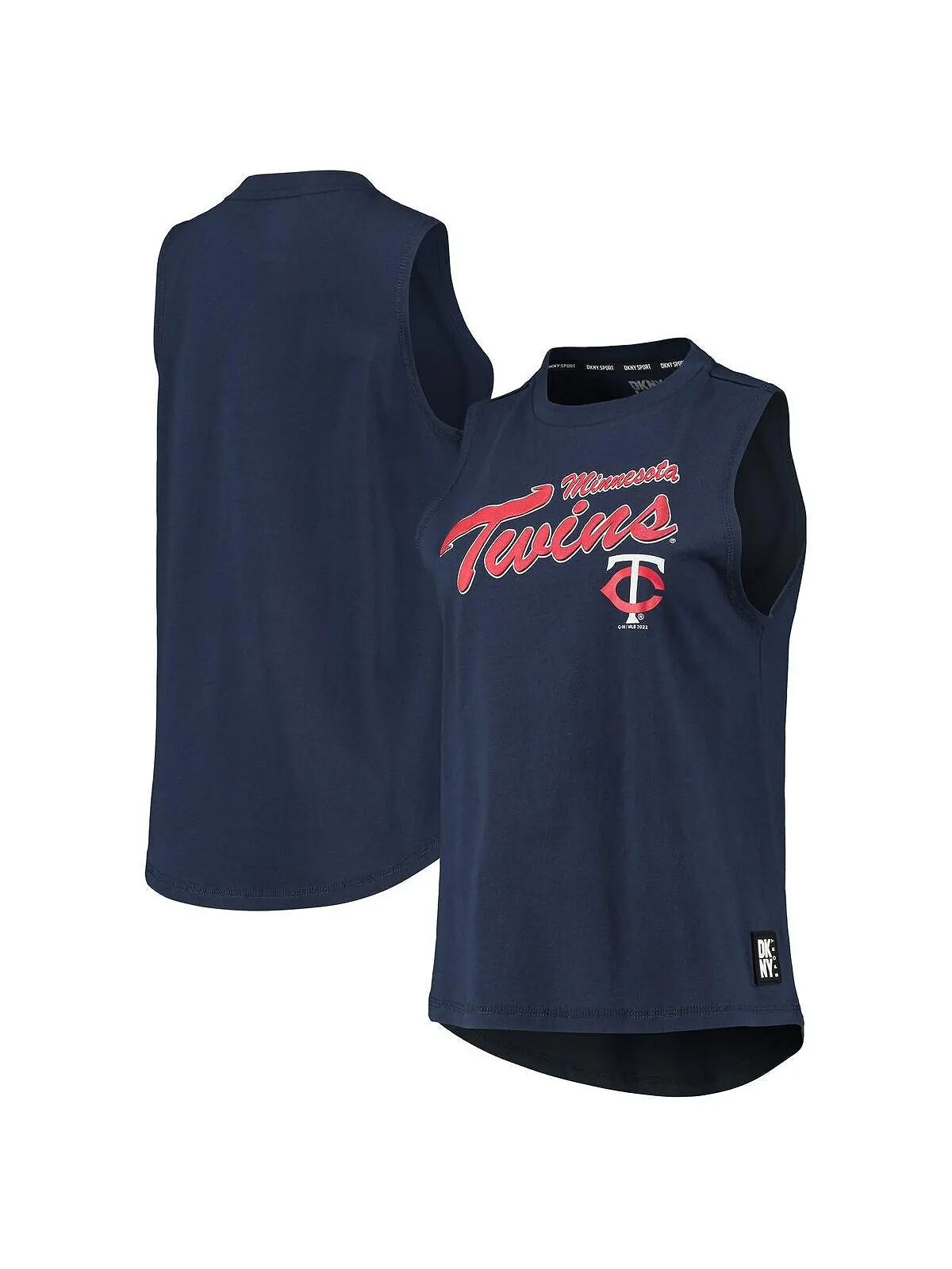 Женская темно-синяя майка Minnesota Twins Marcie DKNY