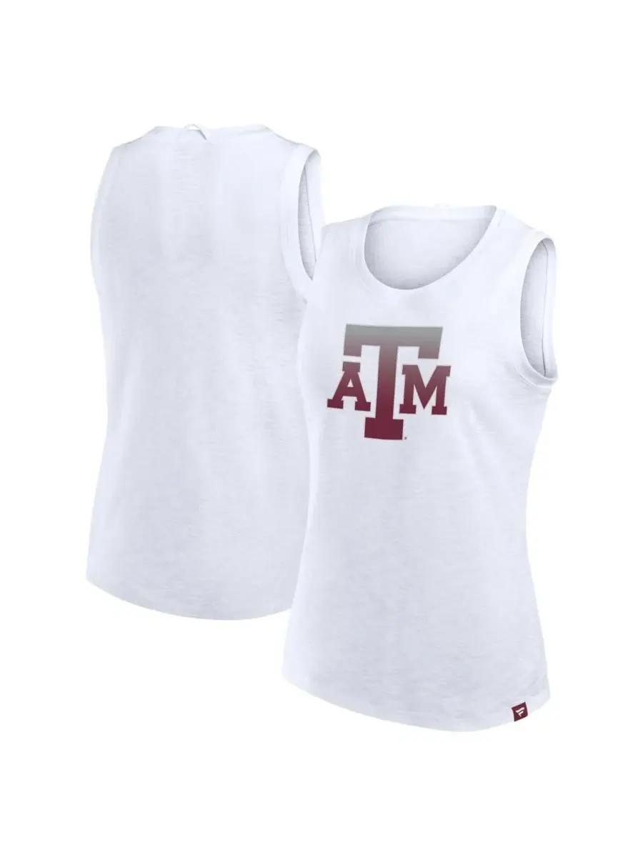 Fanatics Женская белая майка Texas A&M Aggies Activate Slub Tank Top — изображение 1 из 3, белый