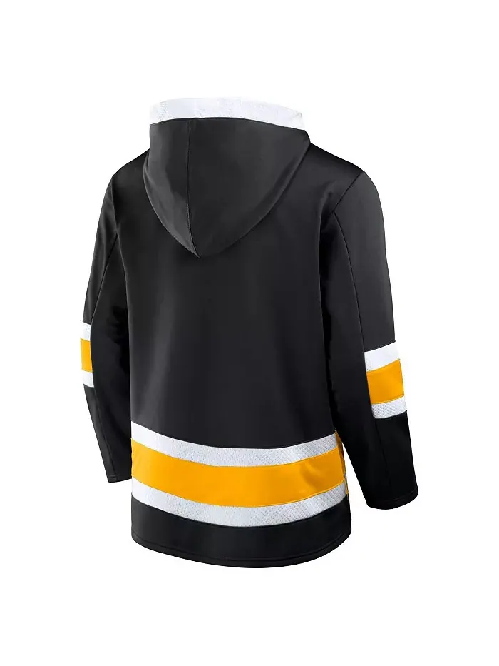 Мужская черная флисовая толстовка Inside Line с капюшоном Boston Bruins Fanatics — изображение 2 из 3