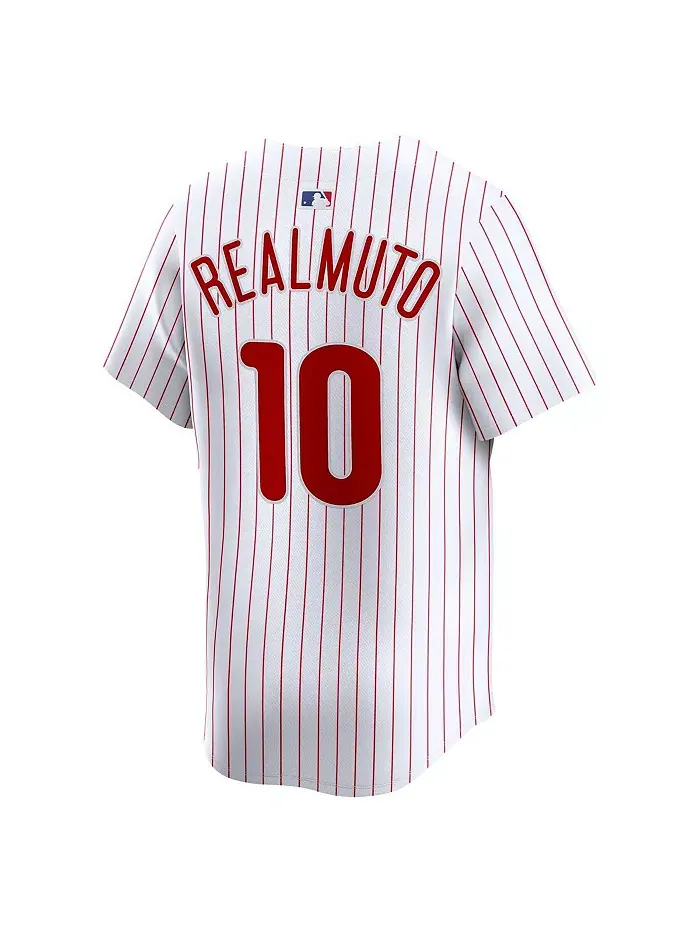 Мужская белая лимитированная джерси Philadelphia Phillies с игроком J.T. Realmuto Nike — изображение 3 из 3