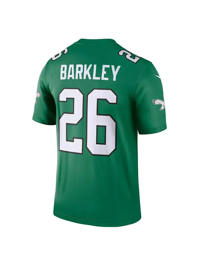 Мужская майка Saquon Barkley Kelly Green Philadelphia Eagles Alternate Legend Nike — изображение 3 из 3