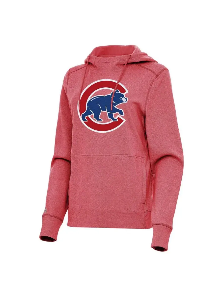 Худи с логотипом команды Chicago Cubs, модель Justice Pullover Antigua — изображение 1 из 1, красный