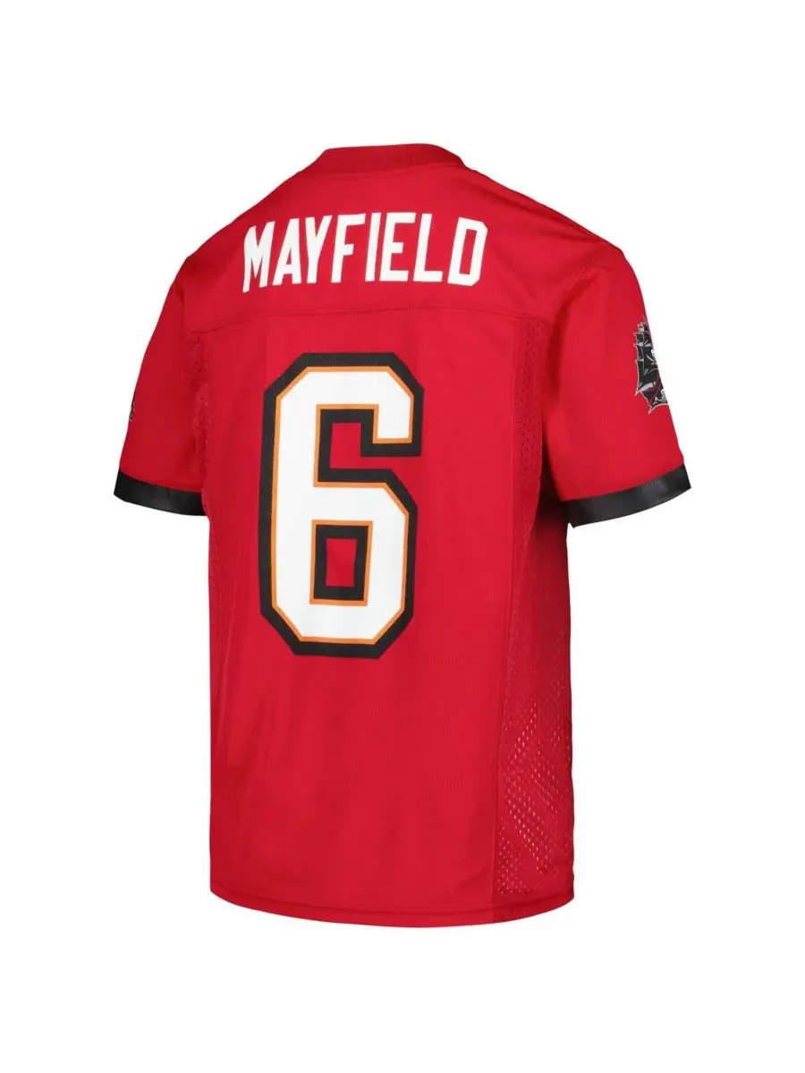Футболка с коротким рукавом Baker Mayfield Red Tampa Bay Buccaneers Replica Player Outerstuff — изображение 3 из 3, красный