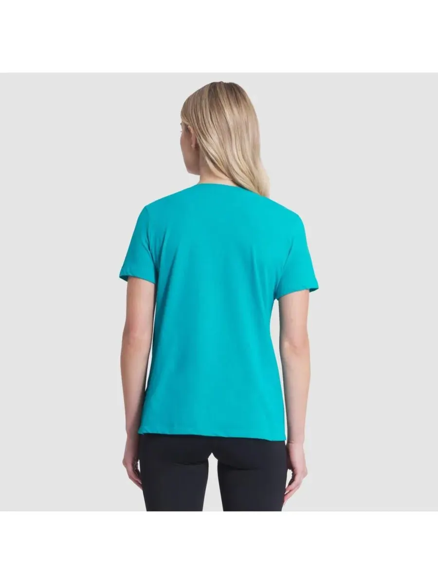 Nike Женская футболка Turbo Green Miami Dolphins 2025 Rivalries Collection Slub Dri-FIT — изображение 2 из 4, голубой