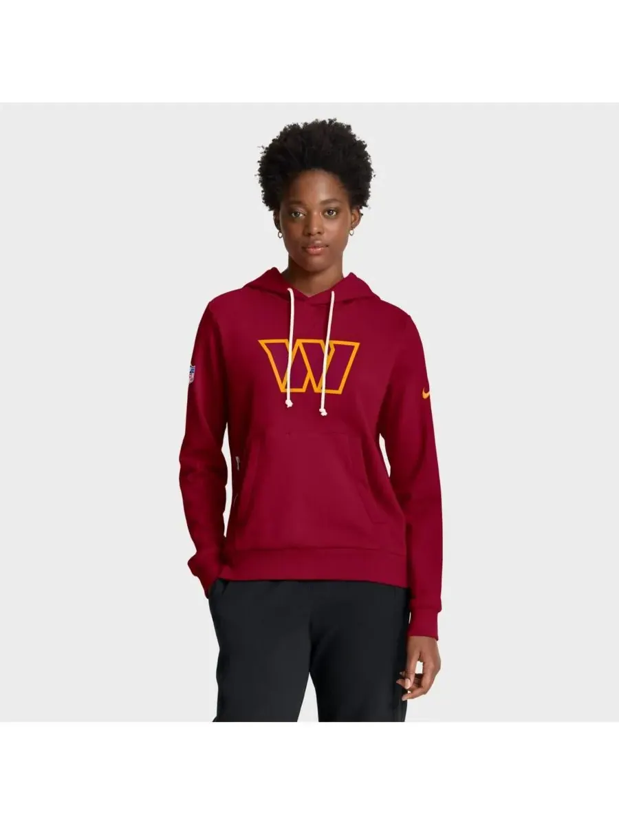 Nike Женская бордовая толстовка Washington Commanders Sideline Standard Issue Initial Home Dri-FIT — изображение 1 из 4