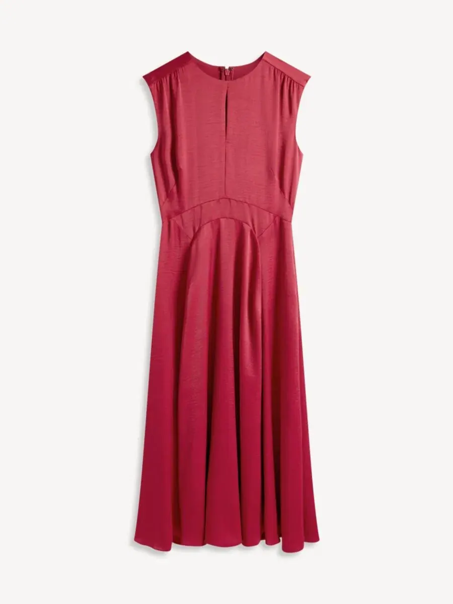 Платье миди без рукавов Isobel Midi Hobbs London, Mulberrypink — изображение 5 из 5