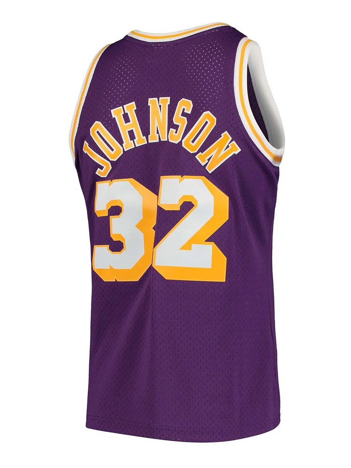 Мужская футболка magic johnson purple los angeles lakers 1984-85 hardwood classics swingman player — изображение 3 из 3