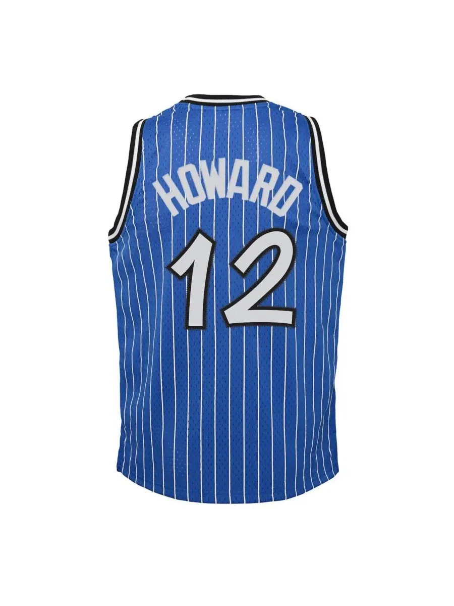 Майка баскетбольная с длинным рукавом Dwight Howard Blue Orlando Magic 2004/05 Hardwood Classics — изображение 3 из 3, синий