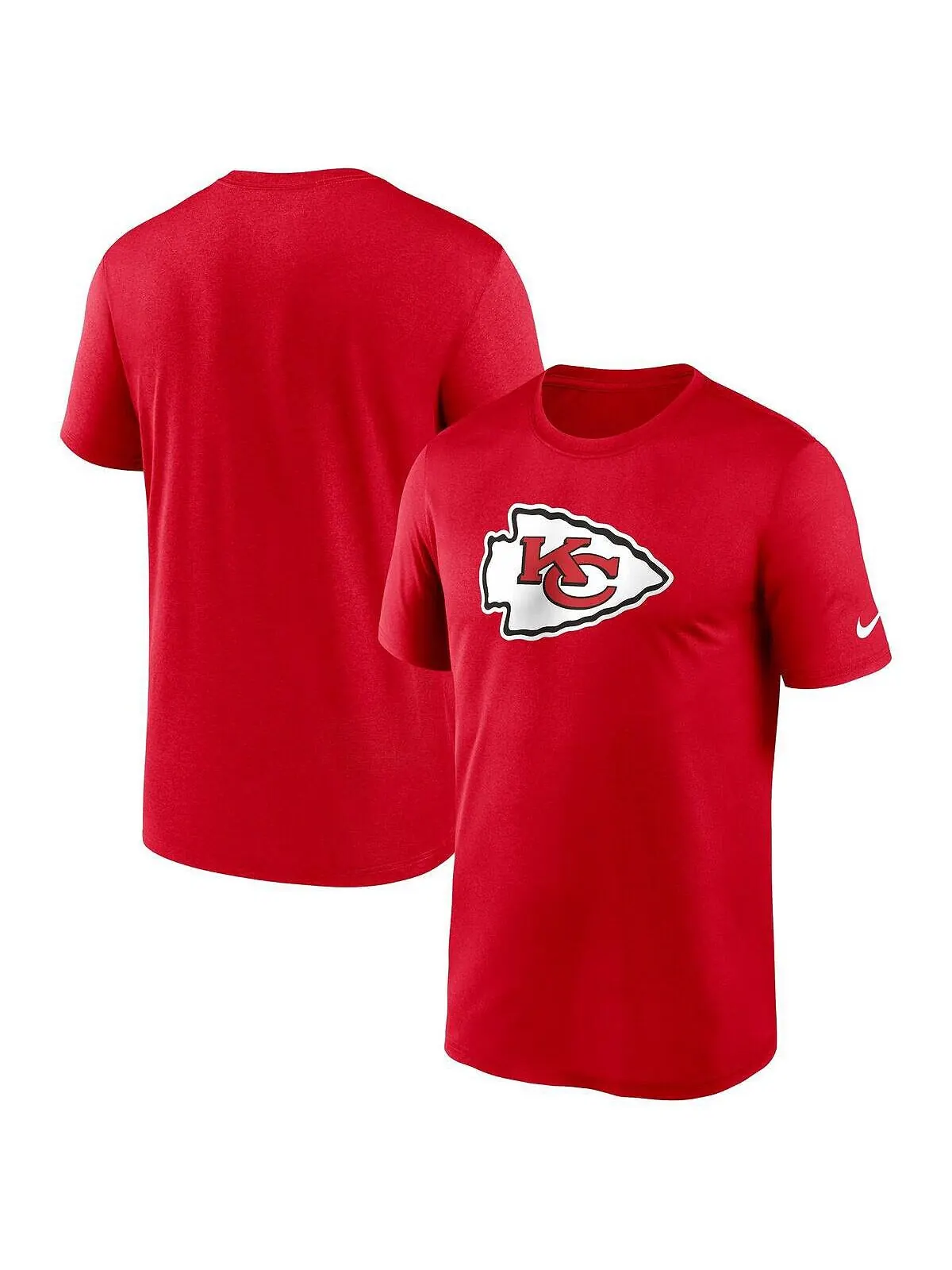Мужская красная футболка с логотипом Kansas City Chiefs Legend Performance Nike — изображение 1 из 3, красный