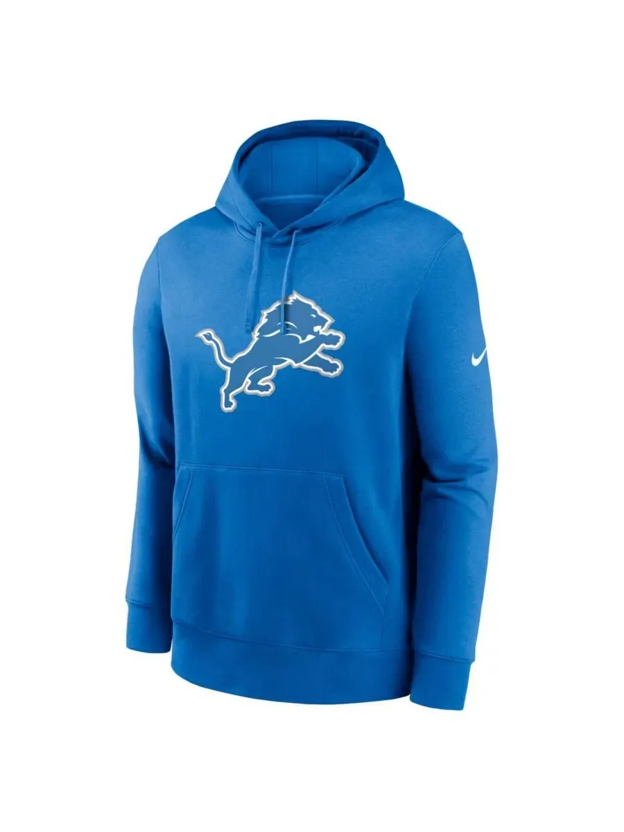 Толстовка Nike Club Logo Pullover с логотипом команды — изображение 2 из 3, синий