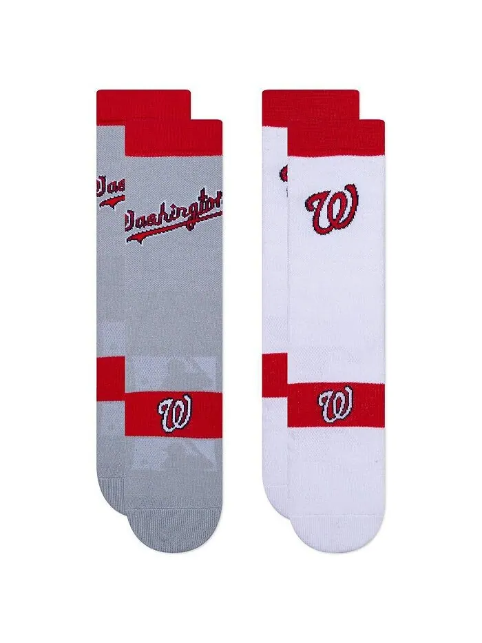 Мужской комплект из двух комплектов Washington Nationals Home & Носки для команды Away Uniform Crew — изображение 2 из 2