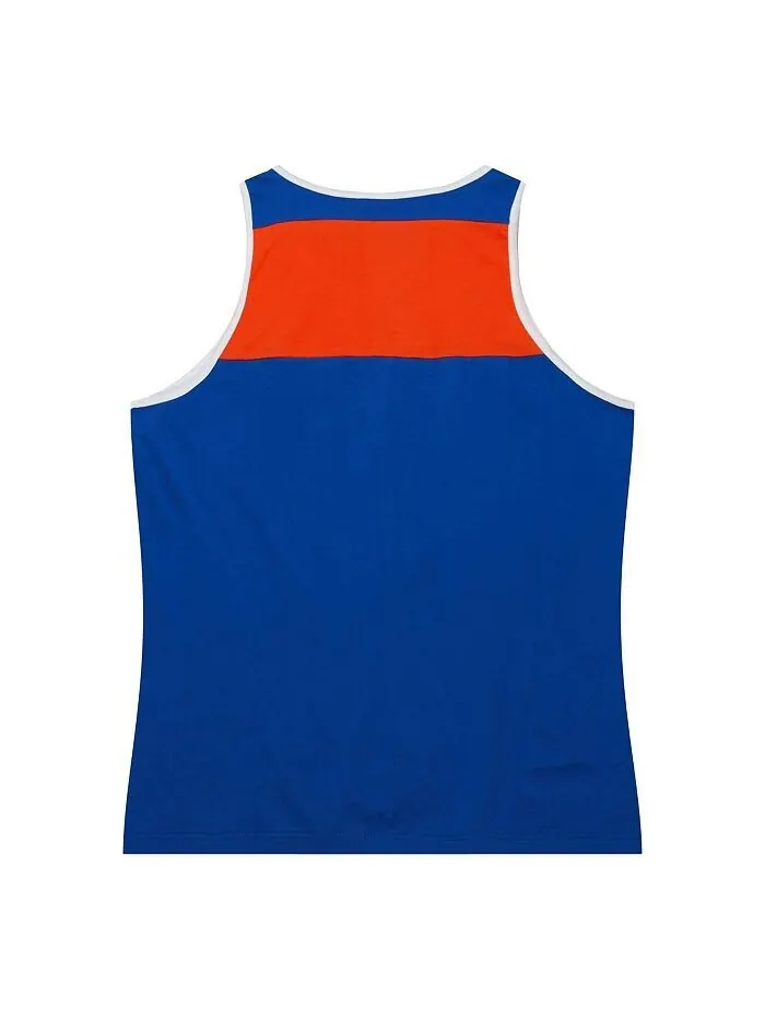 Мужская майка Royal and Orange Denver Broncos Gridiron Classics Heritage с цветными блоками — изображение 2 из 2, оранжевый
