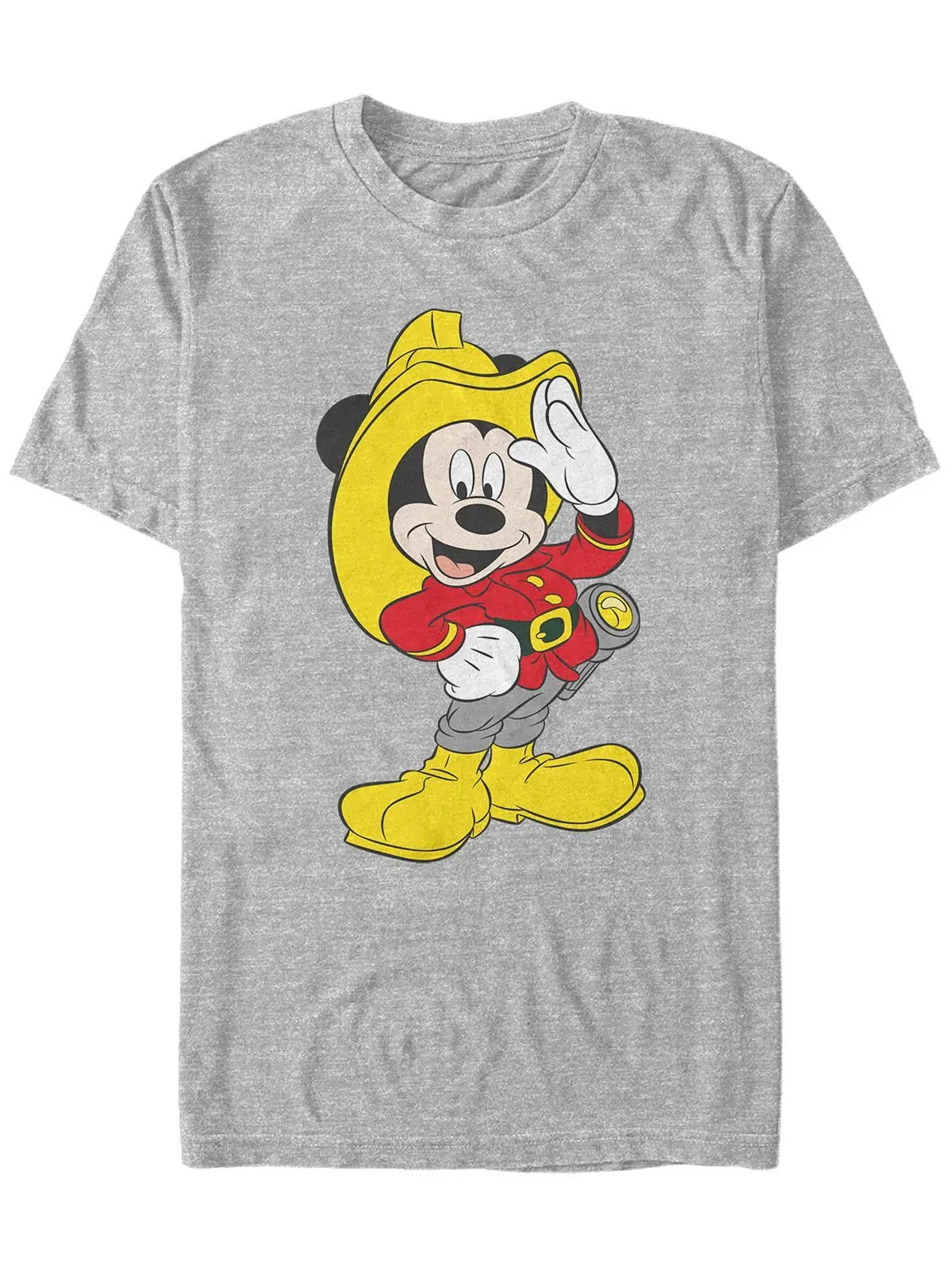 Мужская футболка с коротким рукавом mickey firefighter Fifth Sun — изображение 1 из 1, серый