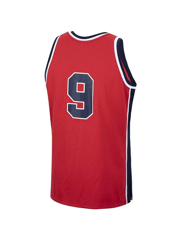 Мужская баскетбольная майка Michael Jordan Red USA Authentic 1984 Mitchell & Ness — изображение 3 из 3