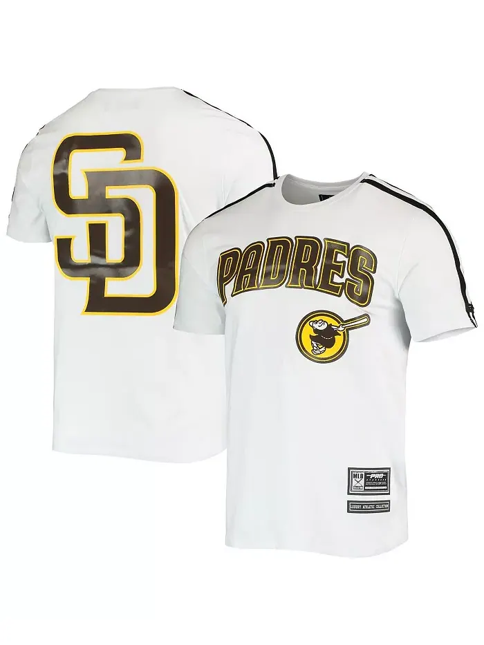 Мужская белая футболка с тайп-принтом San Diego Padres Pro Standard — изображение 1 из 3