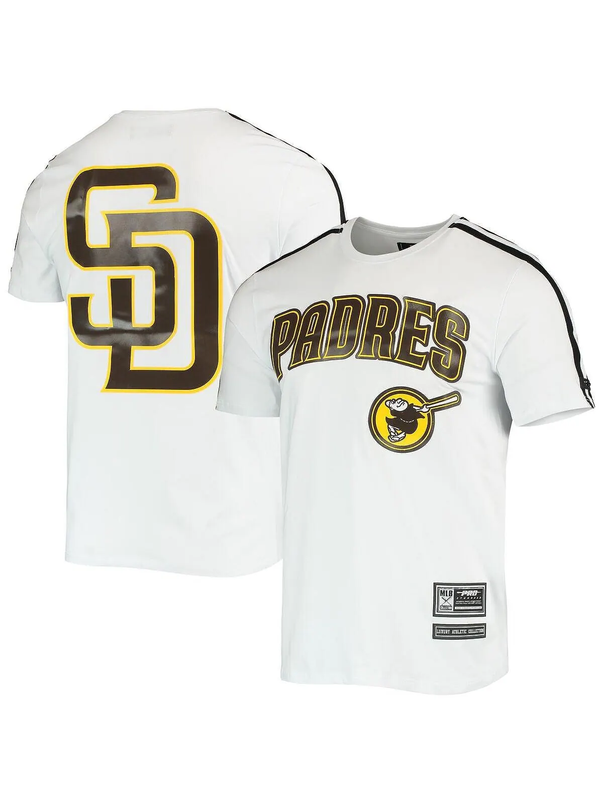 Мужская белая футболка san diego padres taping Pro Standard — изображение 1 из 3, белый