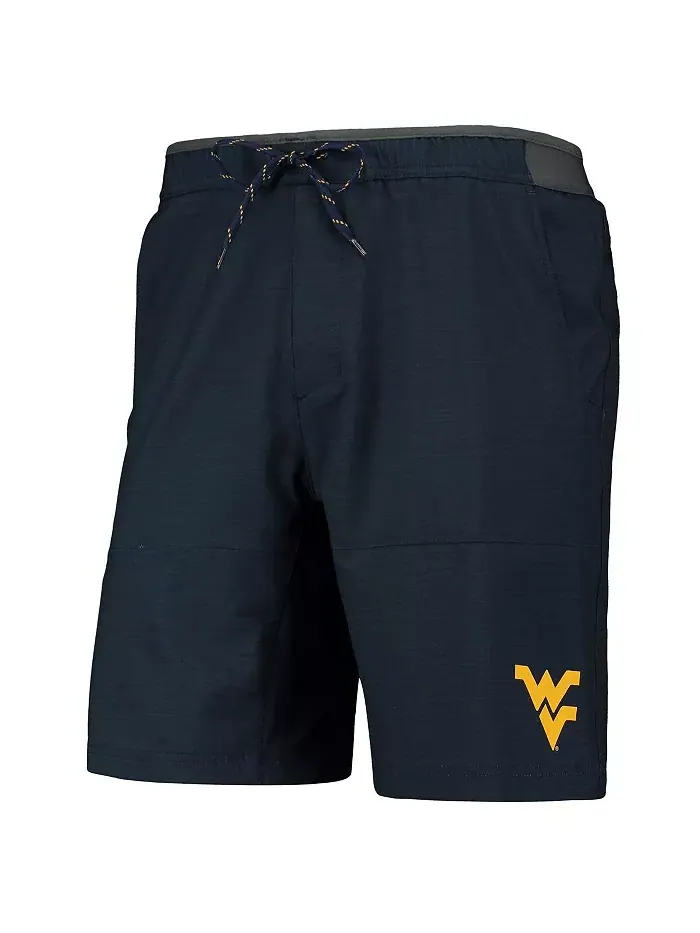 Мужские шорты West Virginia Mountaineers Twisted Creek Omni-Shield цвета "морской синий" Columbia — изображение 2 из 2