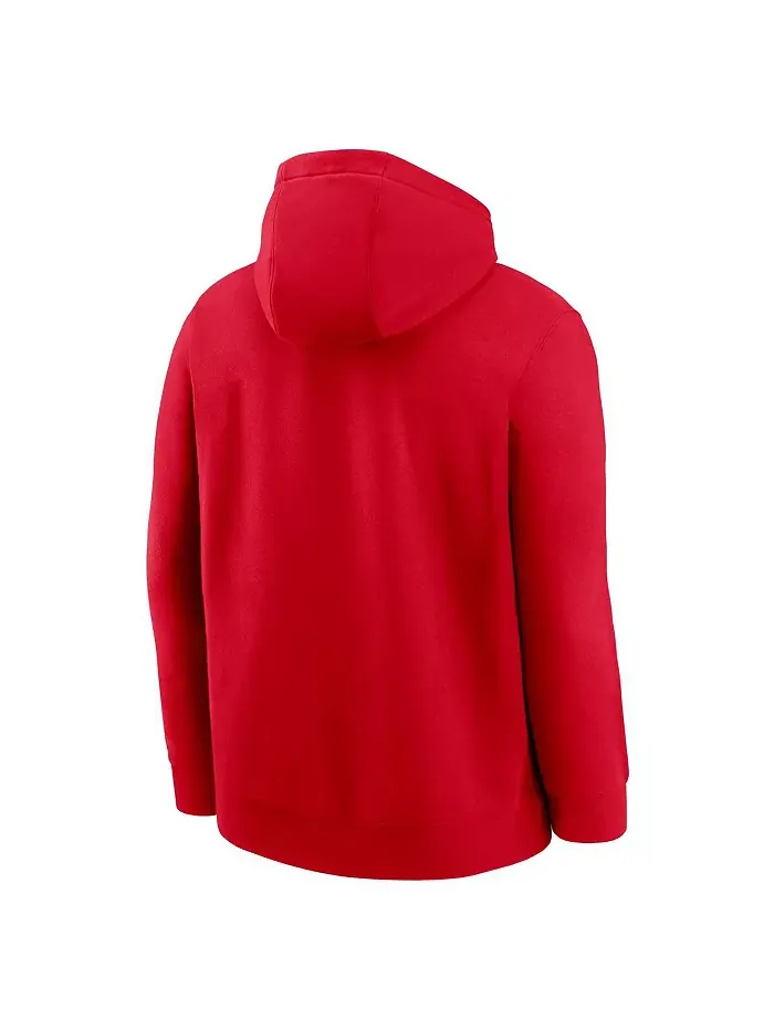 Мужская толстовка с капюшоном Scarlet San Francisco 49ers Rewind Club Logo Nike — изображение 2 из 3