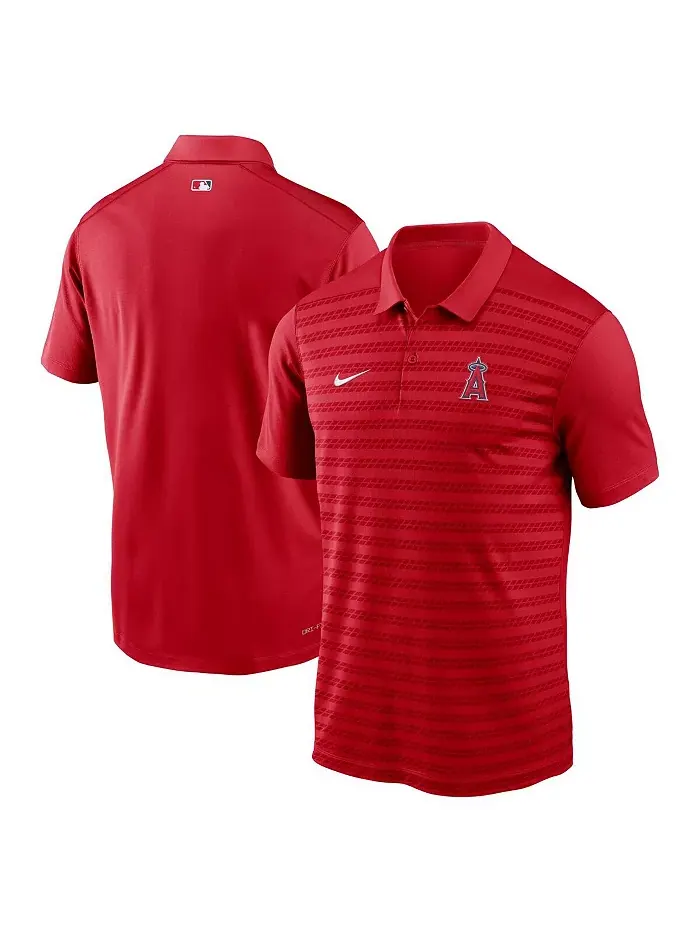 Мужская красная поло Victory Performance Authentic Collection Los Angeles Angels Nike — изображение 1 из 3
