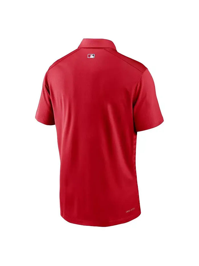 Мужская красная поло Victory Performance Authentic Collection Los Angeles Angels Nike — изображение 2 из 3