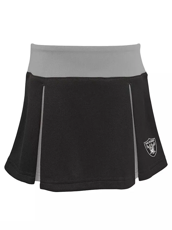 Комплект из двух частей для черлидеров Big Girls Black Las Vegas Raiders Spirit Outerstuff — изображение 3 из 3