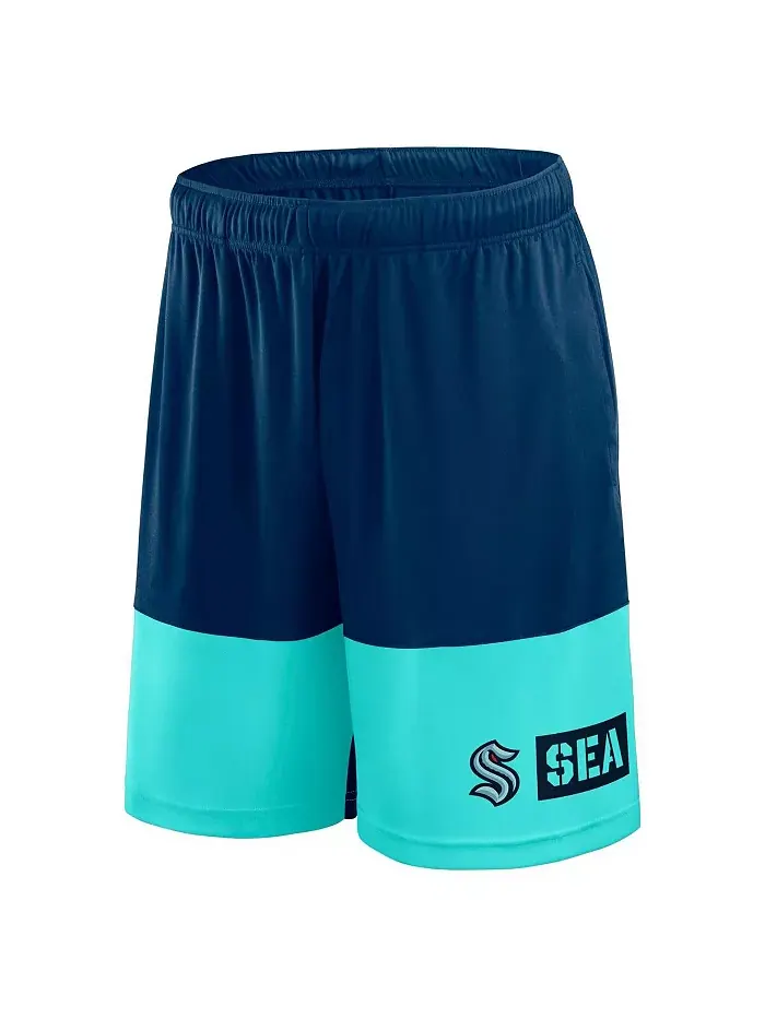 Мужские шорты Seattle Kraken Best of the Best в синем цвете Logo Athletic — изображение 2 из 3