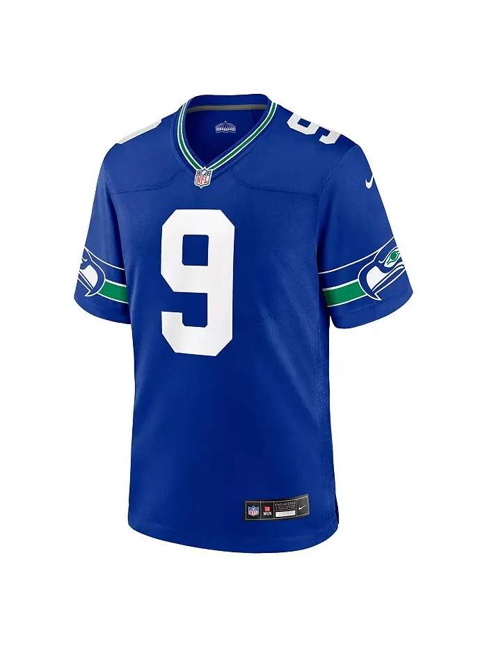 Мужская ретро-джерси игрока Kenneth Walker III в стиле Seattle Seahawks Nike — изображение 2 из 3
