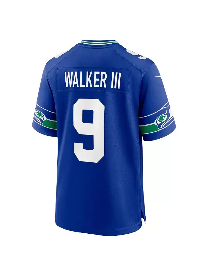 Мужская ретро-джерси игрока Kenneth Walker III в стиле Seattle Seahawks Nike — изображение 3 из 3