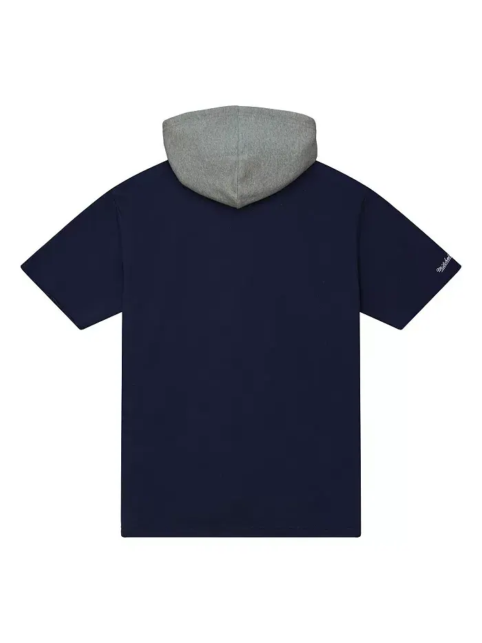 Мужская синяя худи с короткими рукавами Dallas Cowboys Postgame Mitchell & Ness — изображение 3 из 4