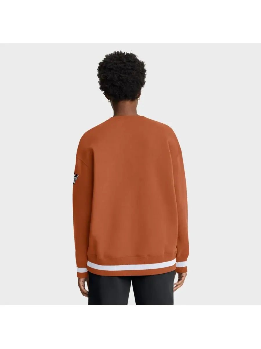 Nike Женская оранжевая толстовка Texas Longhorns Oversized Legacy Phoenix — изображение 2 из 5, оранжевый