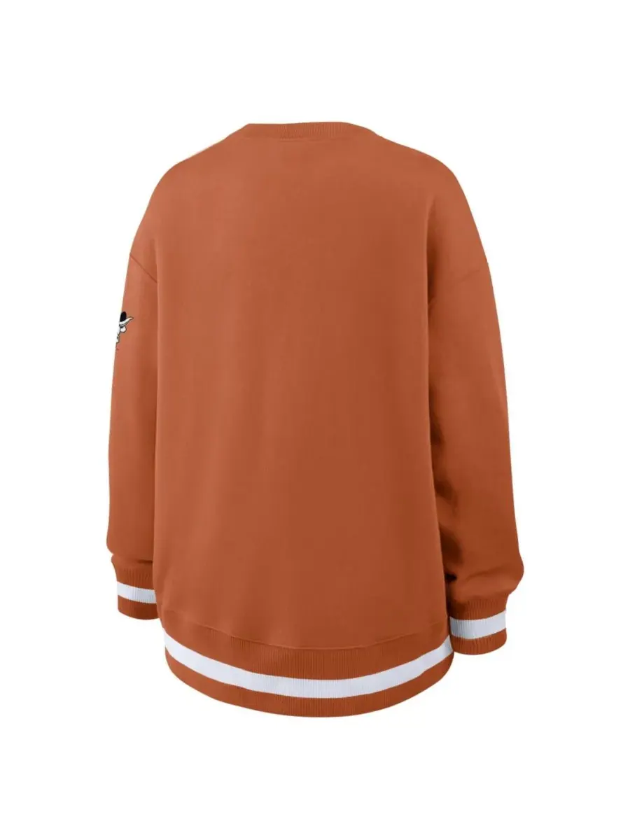 Nike Женская оранжевая толстовка Texas Longhorns Oversized Legacy Phoenix — изображение 5 из 5, оранжевый