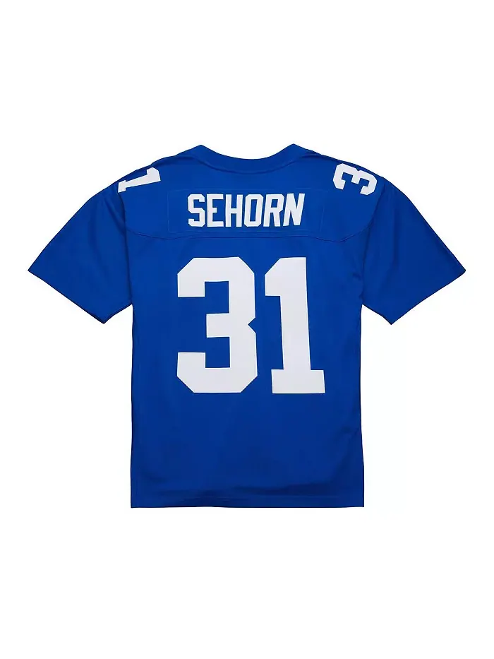 Мужская реплика джерси Jason Sehorn Royal New York Giants 2000 Legacy Mitchell & Ness — изображение 2 из 5
