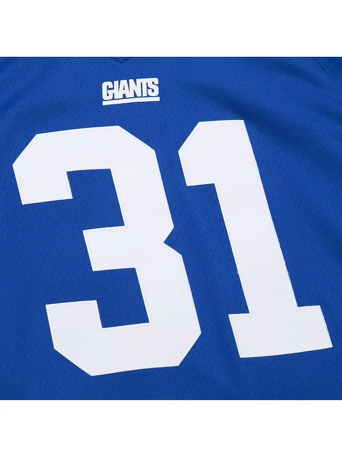 Мужская реплика джерси Jason Sehorn Royal New York Giants 2000 Legacy Mitchell & Ness — изображение 4 из 5