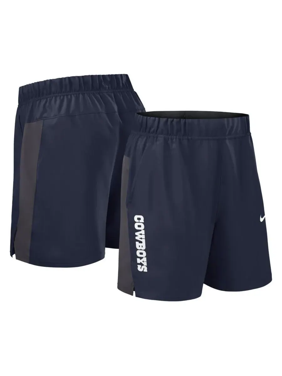 Nike Мужские темно-синие шорты Dallas Cowboys Woven Victory Performance Shorts — изображение 1 из 3, темно-синий