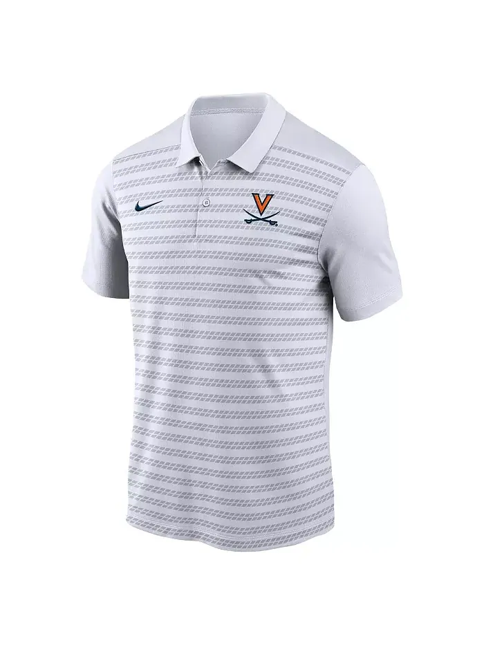 Мужская белая поло Virginia Cavaliers 2024 Early Season Coaches Sideline Nike — изображение 1 из 1