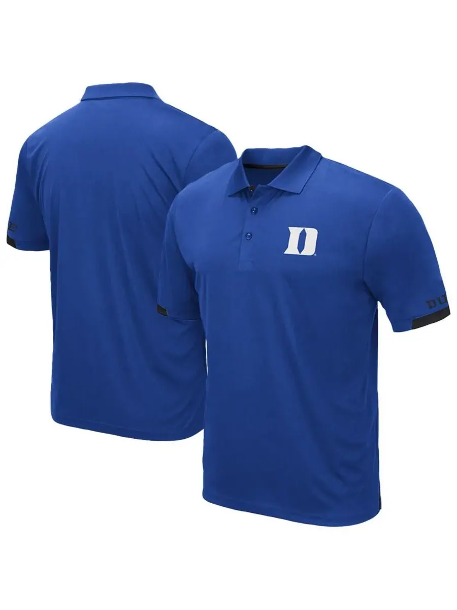 Colosseum Мужская поло-рубашка Royal Duke Blue Devils Santry — изображение 1 из 3, королевский