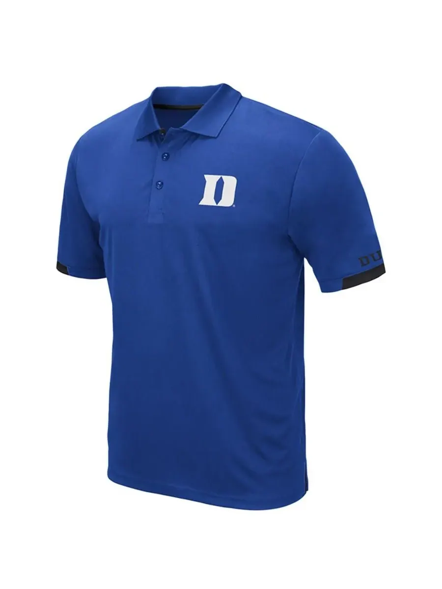 Colosseum Мужская поло-рубашка Royal Duke Blue Devils Santry — изображение 3 из 3, королевский