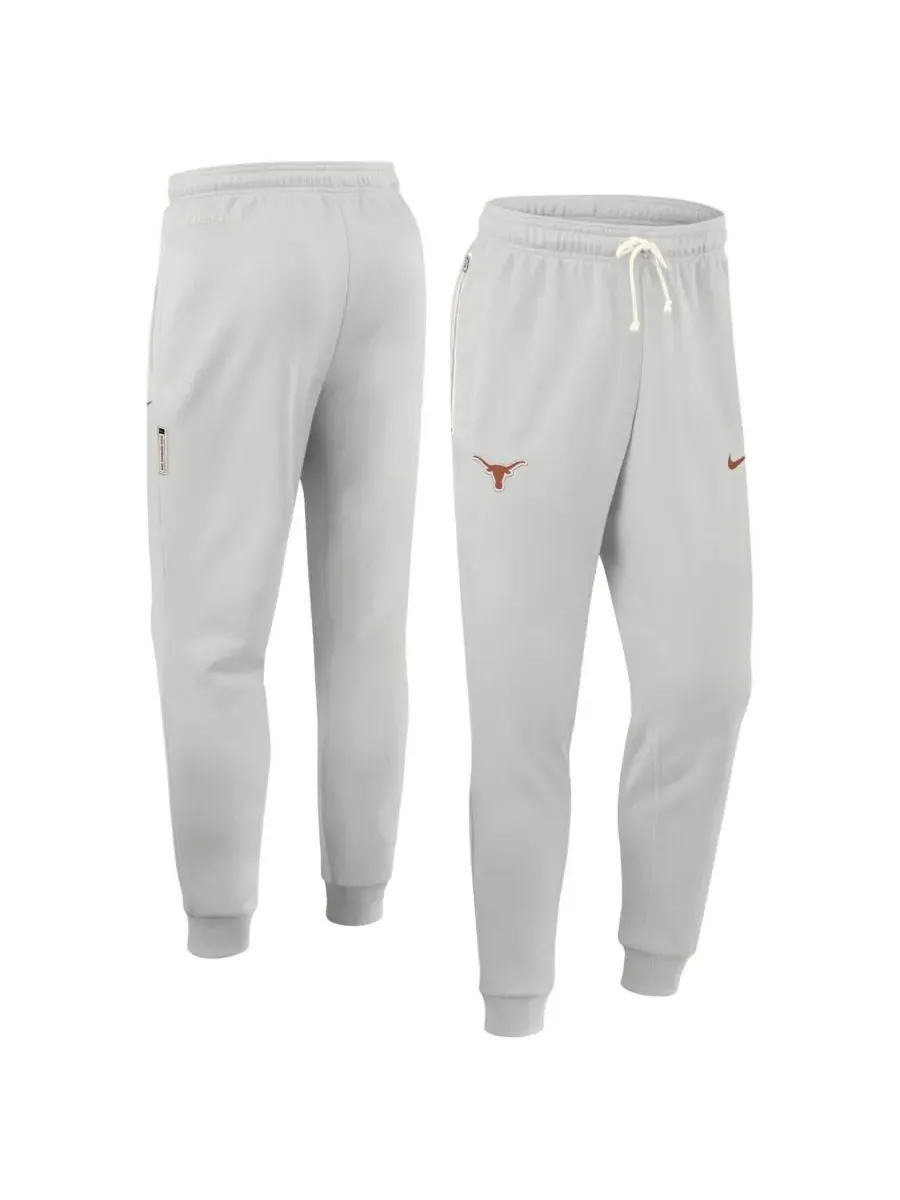 Nike Мужские серые брюки Texas Longhorns 2025 Sideline Standard Issue Dri-FIT Taper Pants — изображение 4 из 5, серый