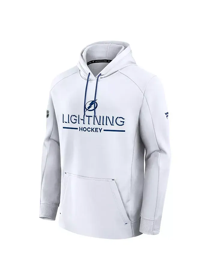 Мужская белая толстовка Authentic Pro Rink Tampa Bay Lightning Fanatics — изображение 2 из 3