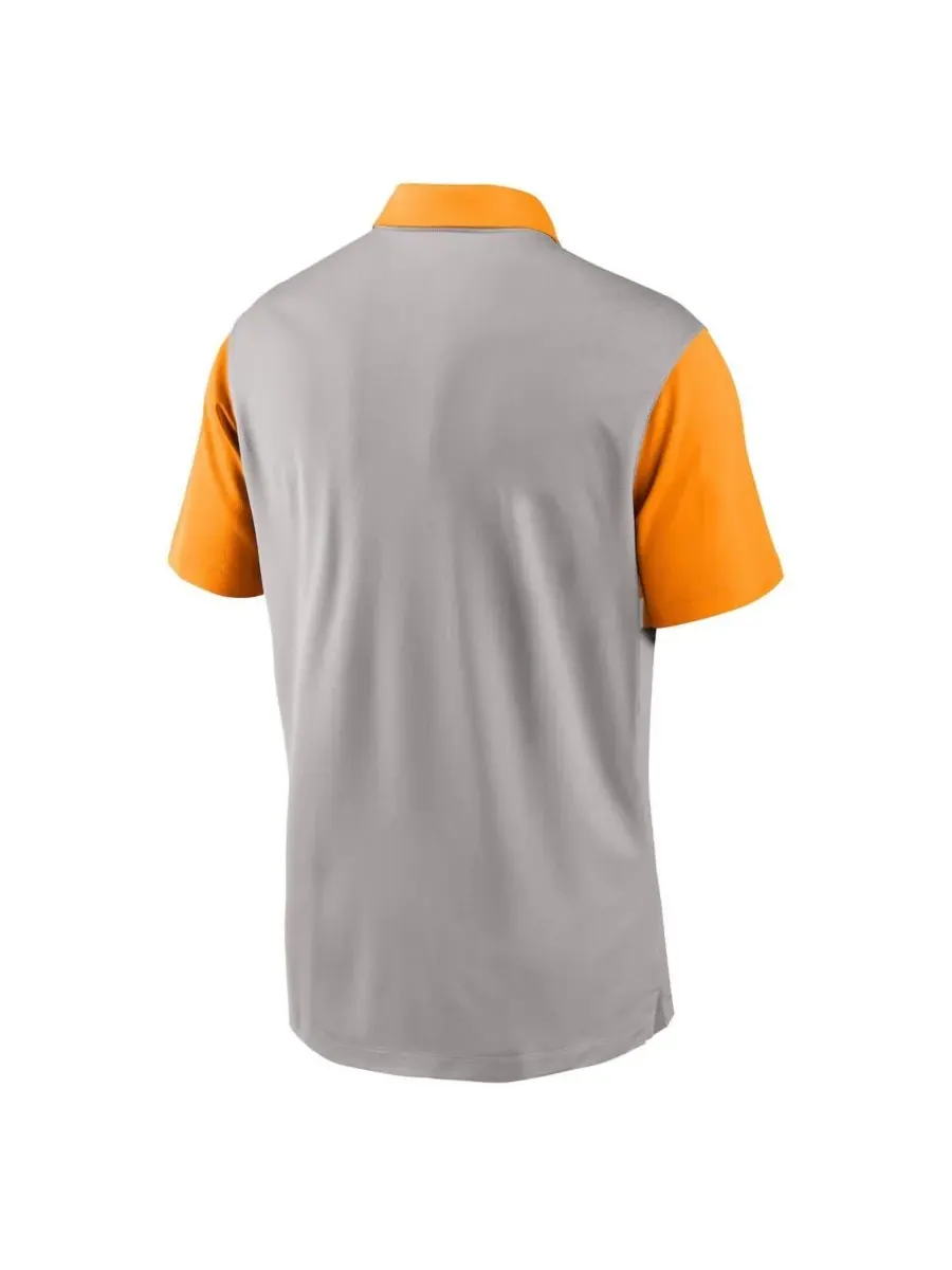 Nike Мужская серая/оранжевая футболка-поло Tennessee Volunteers Vapor Performance — изображение 3 из 3, серый оранжевый