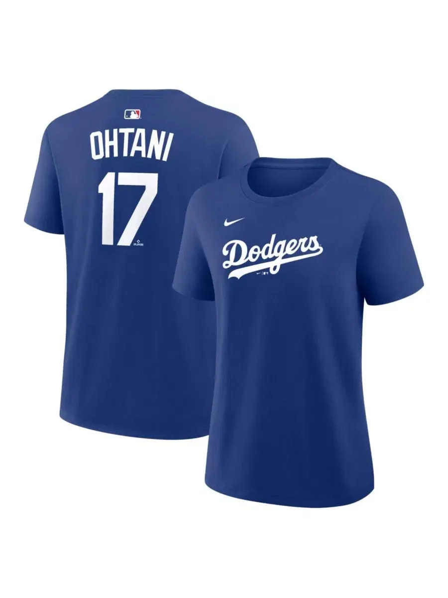 Женская футболка Shohei Ohtani Royal Los Angeles Dodgers с именем и номером игрока Nike