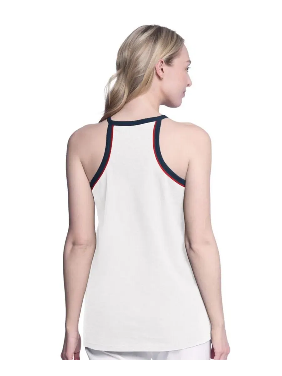Майка-борцовка с принтом Curveball Racerback Scoop Neck Slub G-III 4Her by Carl Banks — изображение 2 из 2, белый